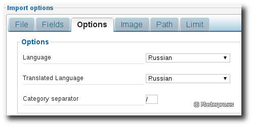 Настройка импорта категорий в CSV Improved